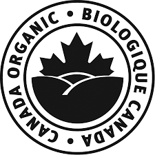 organic logo black